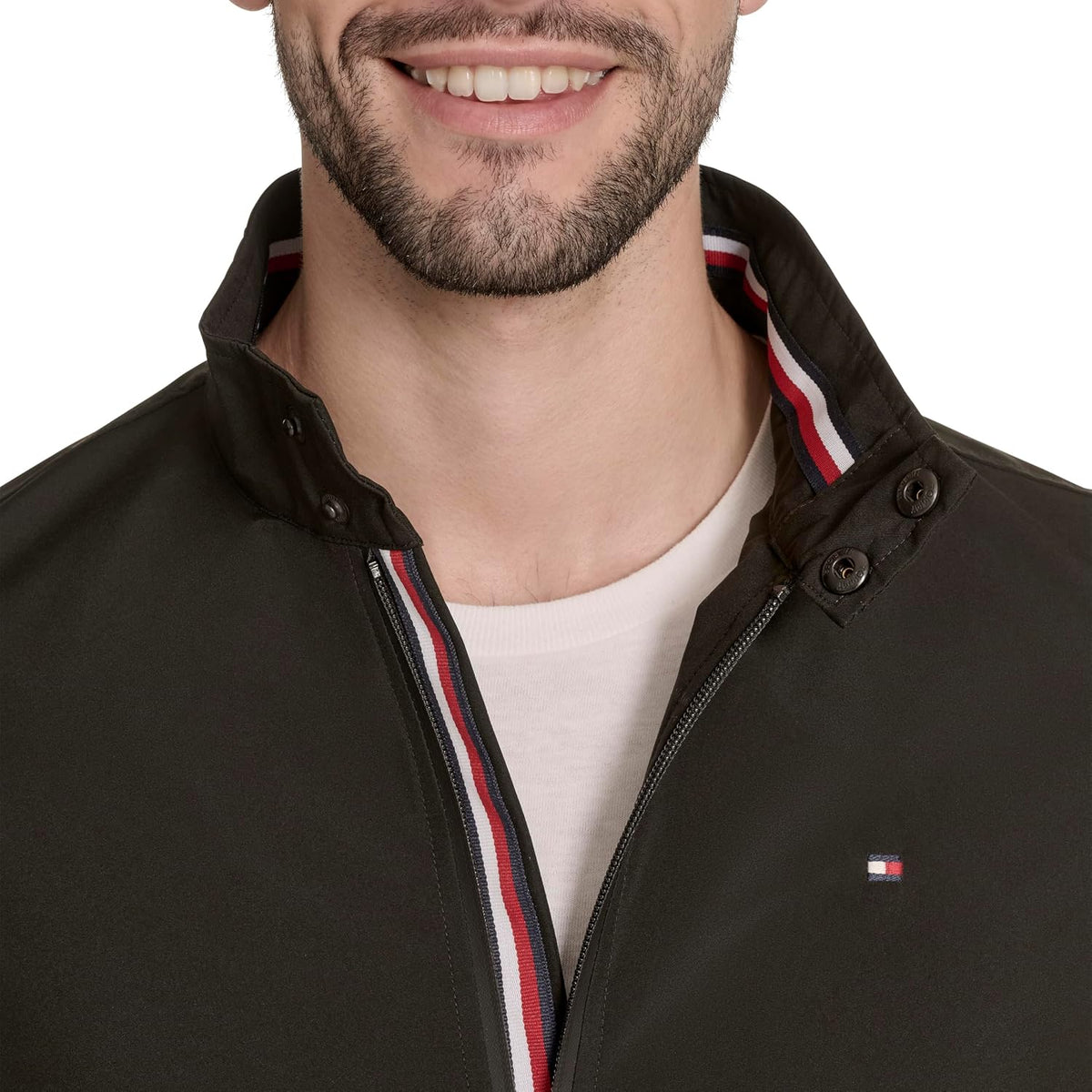 Men's Tommy Hilfiger Stand Collar Bomber Jacket