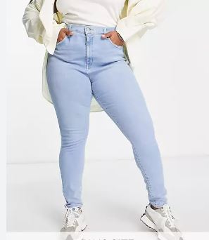 Splash Skinny Fit Full Length Jeans with Pocket Detail and Belt Loops, Size: 38 +