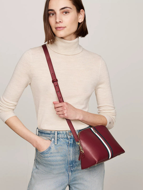 Tommy Signature Stripe Crossbody Bag +