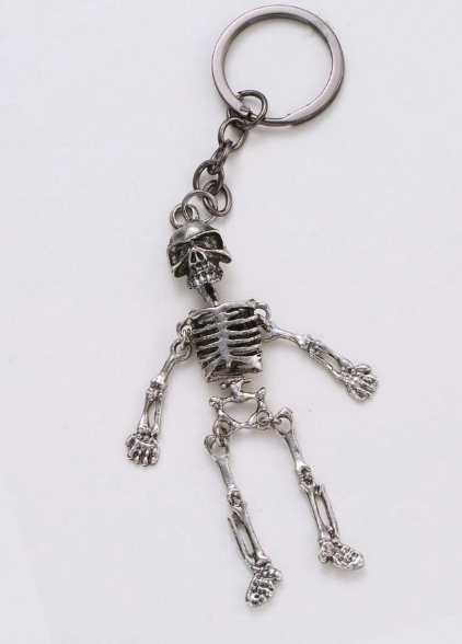 New Cartoon Halloween Skull Keychain, Fashionable Backpack Handbag , Large Funny Skull Keychain