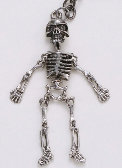 New Cartoon Halloween Skull Keychain, Fashionable Backpack Handbag , Large Funny Skull Keychain