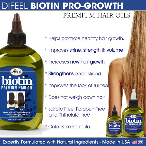 Difeel Biotin Premium Hair Oil 210ml