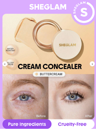 Sheglam Rapid Retouch Cream Concealer- Buttercream +