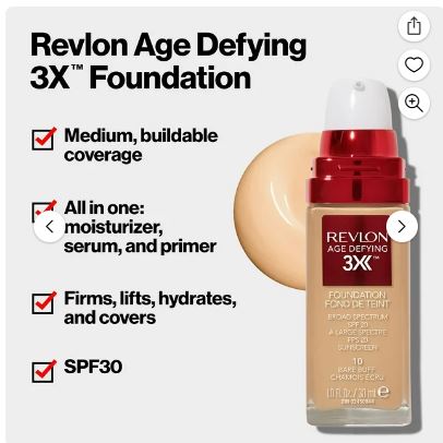 Revlon Age Defying 3X Makeup Foundation /