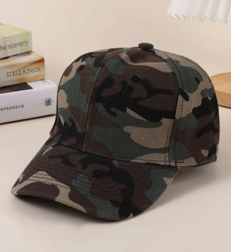 Shein 1pc Women Camo Pattern Casual Baseball Cap /