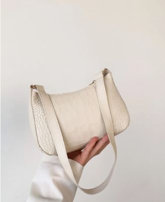 Shein Crocodile Pattern Printed Square Bag */