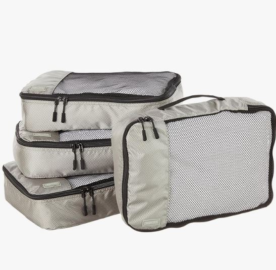 Amazon Basics Packing Cubes/Travel Pouch/Travel Organizer - Medium +