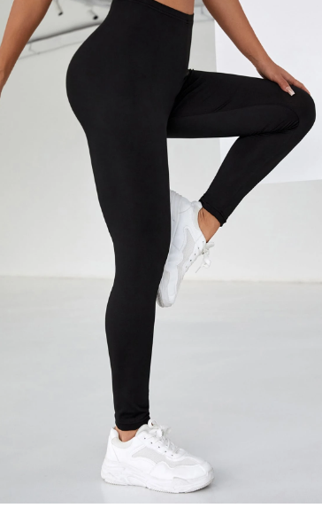 Shein Sport Soft Leggings-High Waisted Tummy Control No See Through, 11T +