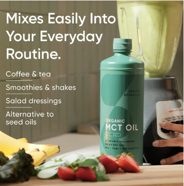 Sports Research Organic MCT Oil