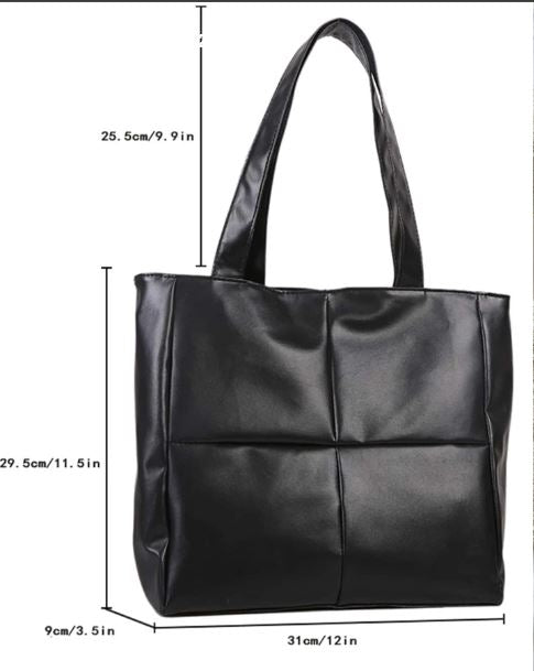 Shein Minimalist Shoulder Tote Bag */