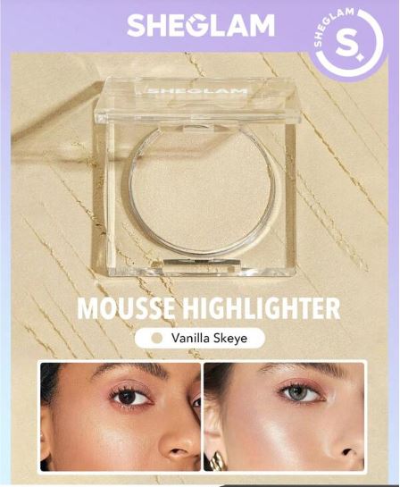 Sheglam Cosmic Crystal Mousse Highlighter - Vanilla Skeye /