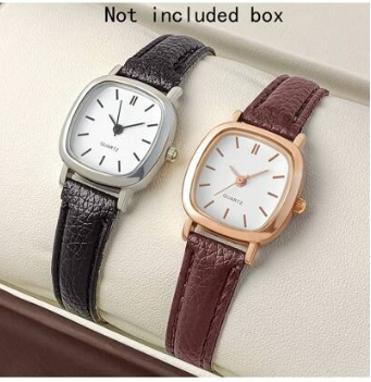 Shein 2pcs Quartz Watch Lovers Women Watch +