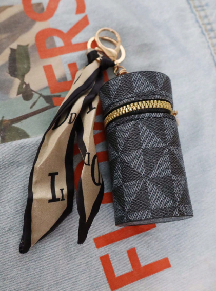 Shein Mini Retro Purse Classic Pouch With Scarf -.