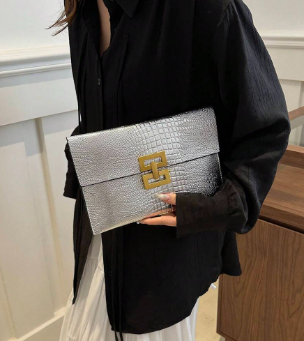 Shein Stone Pattern Clutch Bag +