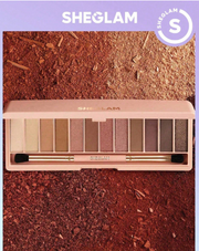 Sheglam Burgundy Palette 12-Color Matte Eyeshadow Palette >