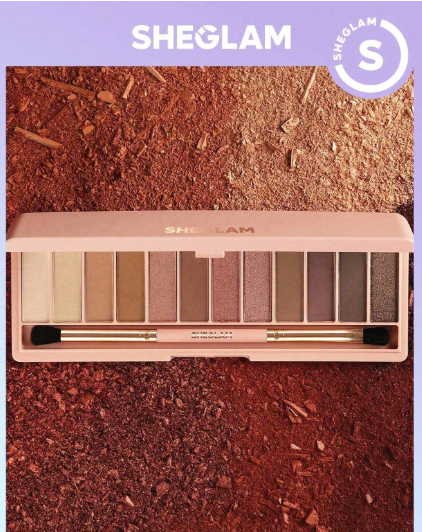 Sheglam Burgundy Palette 12-Color Matte Eyeshadow Palette >