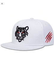 Shein 1pc Men's Tiger Embroidery Baseball Cap -.