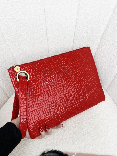 Shein Crocodile Pattern Pu Leather Square Crossbody Bag +