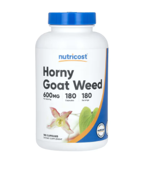 Nutricost, Horny Goat Weed , 600 mg , 180 Capsules +