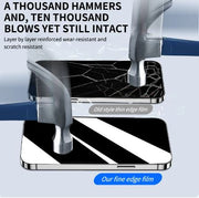 3PCS Full Cover Tempered Glass on For iphone 6s plus  +