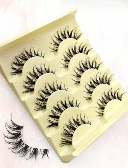Shein Women's Fishtail Anime Cartoon False Eyelash Set Code : 5P