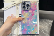 Fantasy Romantic Colorful Butterfly Bow Knot Flower Iphone Case>