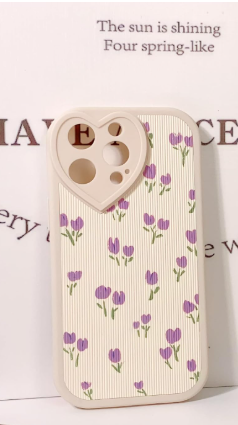 Flower Floral with Love Lens Bumper Protector For Iphone>