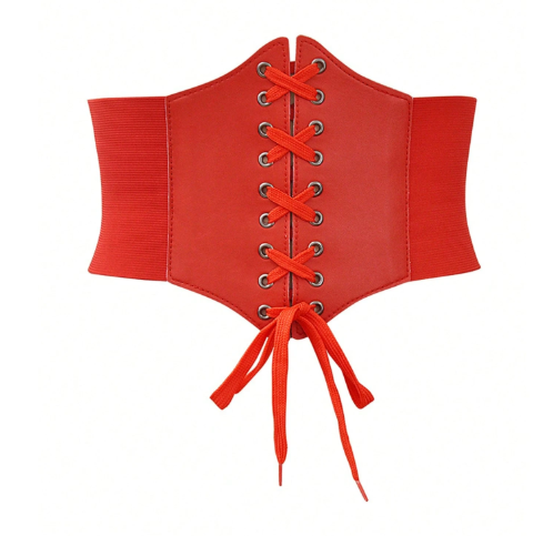 Shein 1pc Women Waist Cincher, Solid Color Elastic Waist Belt >
