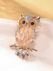 Shein Women's Cute Cartoon Animal Rhinestone Inlaid Brooch Pin