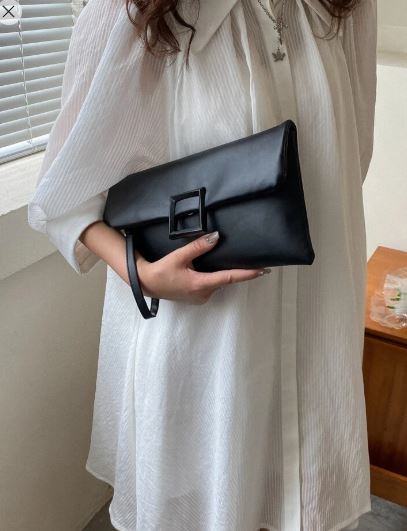 Shein Minimalist Flap Envelope Bag>