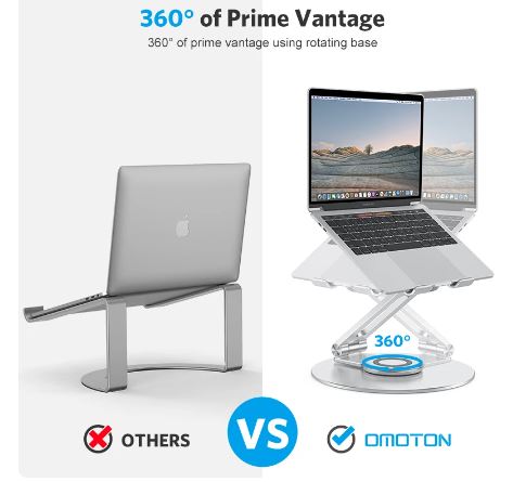 OMOTON Adjustable Laptop Stand +