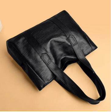 Shein Large Capacity Women's Shoulder Bags PU Soft Solid Color +