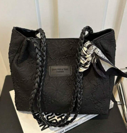 Shein 1pc Women's Large Capacity Printed Tote Shoulder Bag +