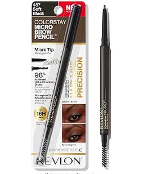 Revlon ColorStay Micro Eyebrow Pencil with Built In Spoolie Brush /