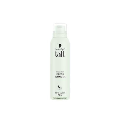 Schwarzkopf Taft Dry Shampoo Foam Overnight Fresh Wonder Hairstyling with Caring 150 ml