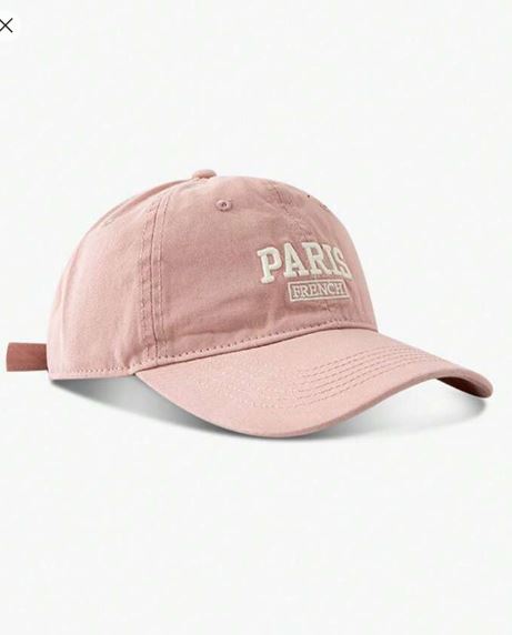Shein 1pc Children's Embroidered Letter Baseball Cap >
