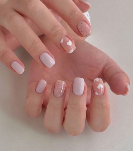 Shein 24pcs Short Square Press-On Artificial Nails>