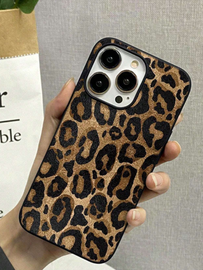 Cheetah Print Apple Tortoise Shell Iphone Case>
