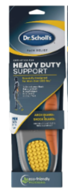 Dr. Scholls Heavy Duty Support Pain Relief Orthotic Insert Men, Size: 8-14 (Medium)+