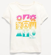 Old Navy Short-Sleeve Logo-Graphic T-Shirt for Girls, 5T +