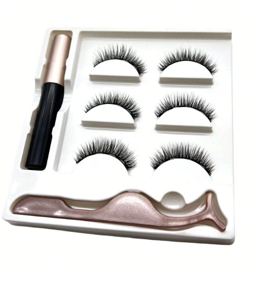 Shein Natural Look Magnetic Lashes No Glue Needed, Code: 25-T02 +