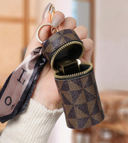 Shein Mini Retro Purse Classic Pouch With Scarf -.