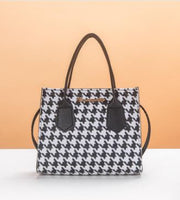 Shein Mini Fashionable Elegant Houndstooth Bag  -.