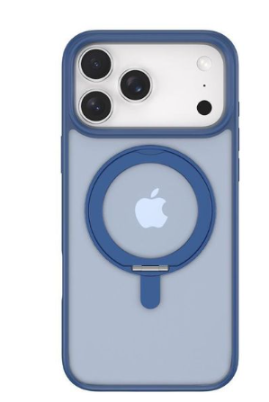 Magnetic Shockproof 360° Rotating Stand Case For iPhone 17 Pro - Dark Blue>