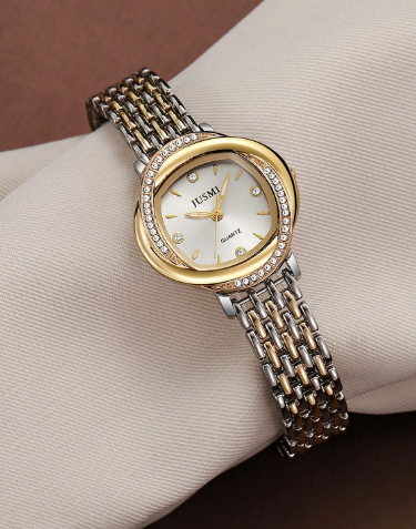 Shein 1pc Women's Delicate Minimalist Chic Student Bracelet Chain Watch +