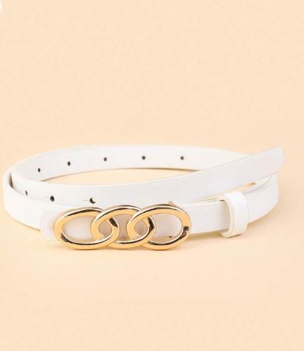 Shein 1pc Kids Circle Décor Fashionable Buckle Belt For Daily Decoration */