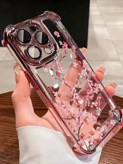 1pc Transparent TPU Shockproof Protective Case>