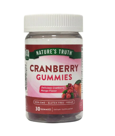 NATURE'S TRUTH Cranberry Gummies, 30 Gummies +