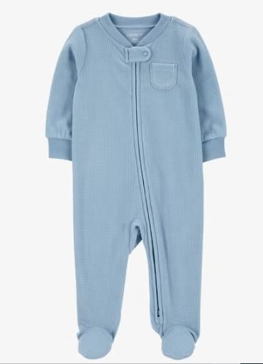 Carter's Baby Zip-Up Fleece Sleep & Play Pajamas (blue), 9M /