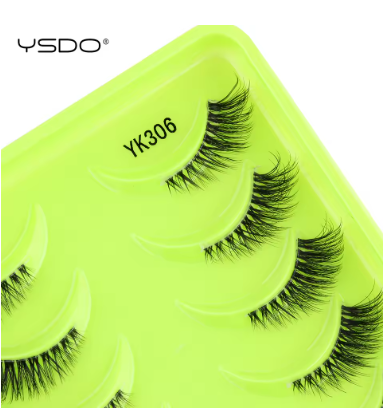 Shein Fox Eye lashes 3/10 Pairs Lashes 3D Mink Natural False Lashes, Code: YK306 +